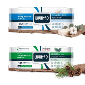 Lewingo Șervețele Umede Universale Multisuprafețe, Diverse Arome, 100 Bucăți