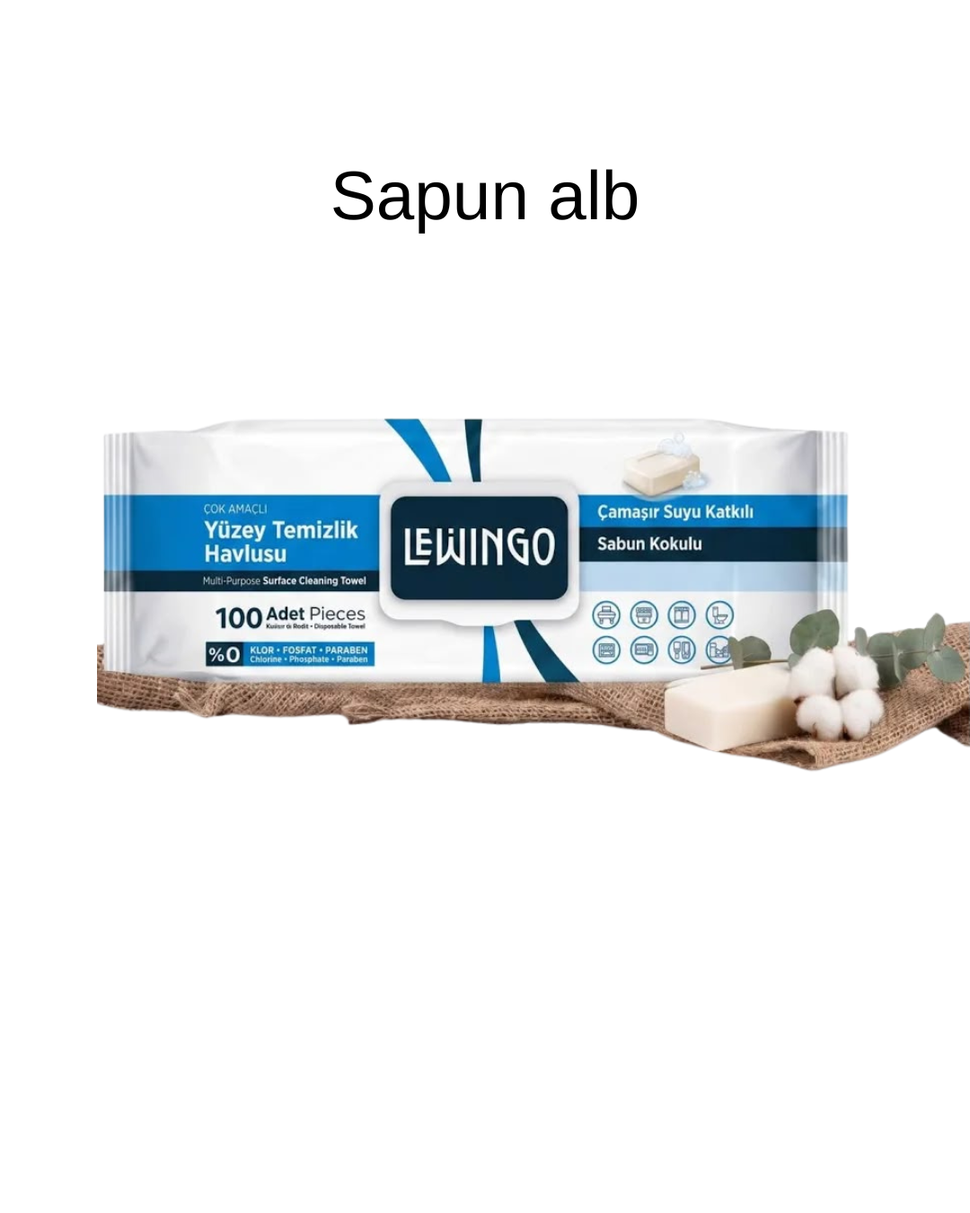 Lewingo Șervețele Umede Universale Multisuprafețe, Diverse Arome, 100 Bucăți - imagine 2