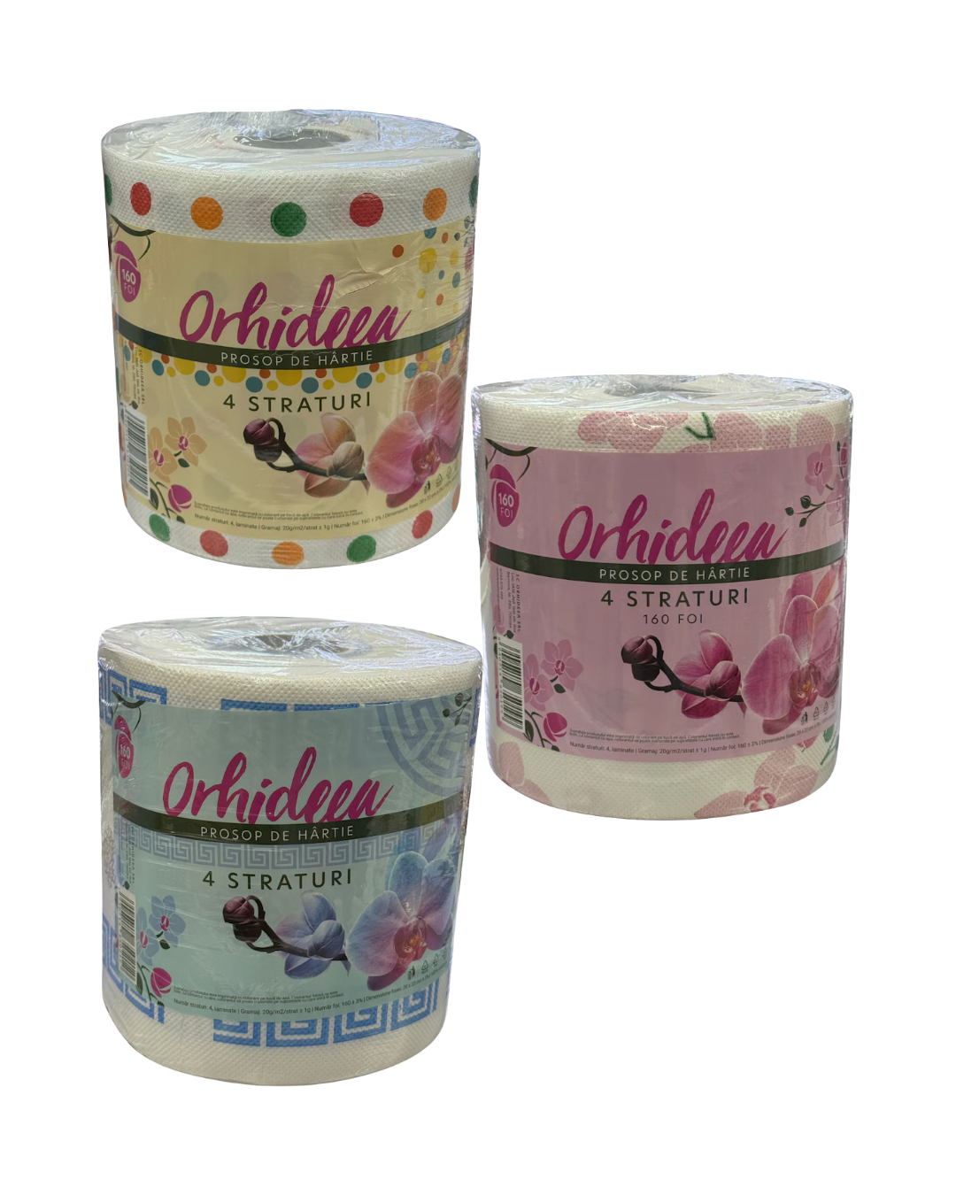 Orhideea Prosop de Hârtie, 4 Straturi, 160 Foi, Diverse modele