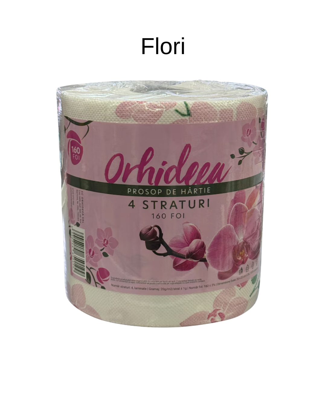 Orhideea Prosop de Hârtie, 4 Straturi, 160 Foi, Diverse modele - imagine 3