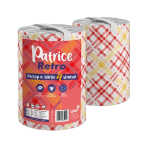 Patrice Retro Prosop de Hârtie, 4 Straturi, 100 Foi