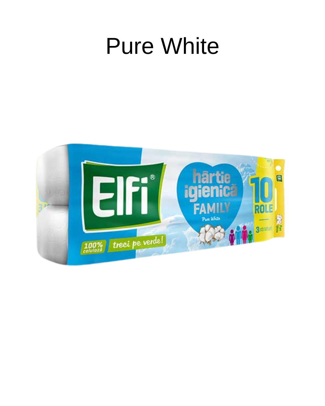 Elfi Family Hârtie Igienică, 3 Straturi, 10 Role, Diverse arome - imagine 2