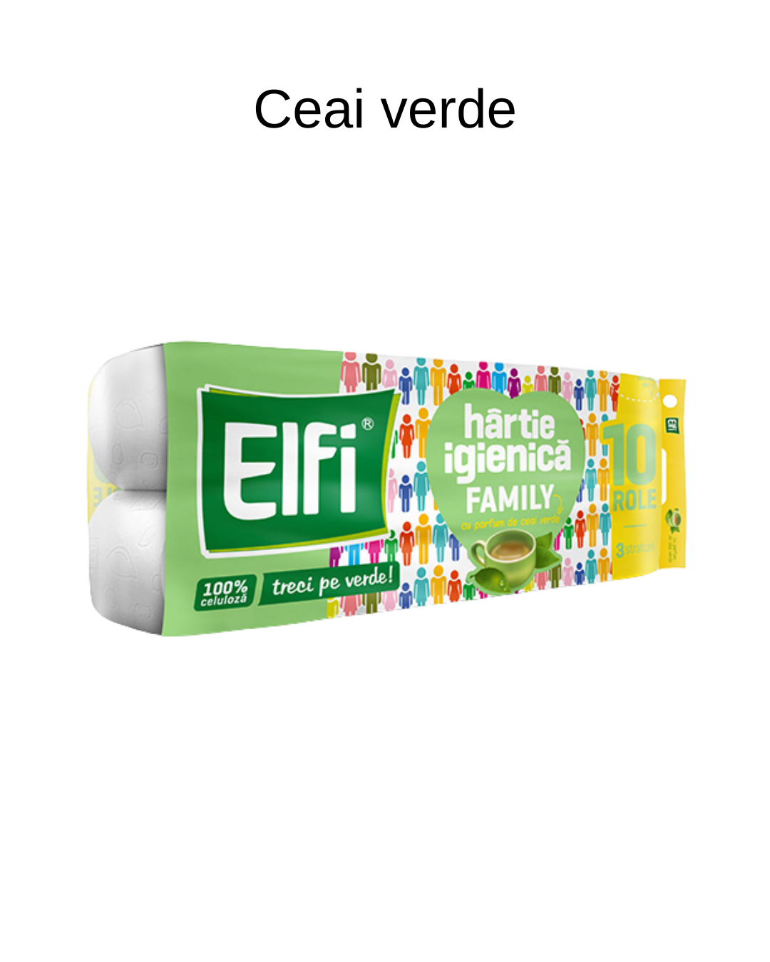 Elfi Family Hârtie Igienică, 3 Straturi, 10 Role, Diverse arome - imagine 3