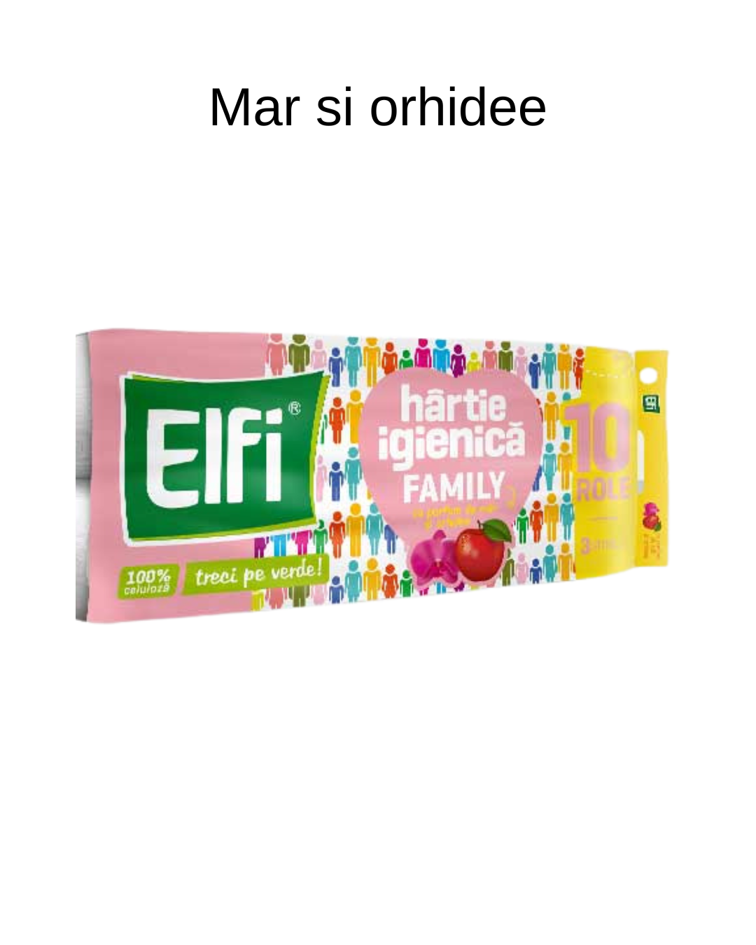 Elfi Family Hârtie Igienică, 3 Straturi, 10 Role, Diverse arome - imagine 4