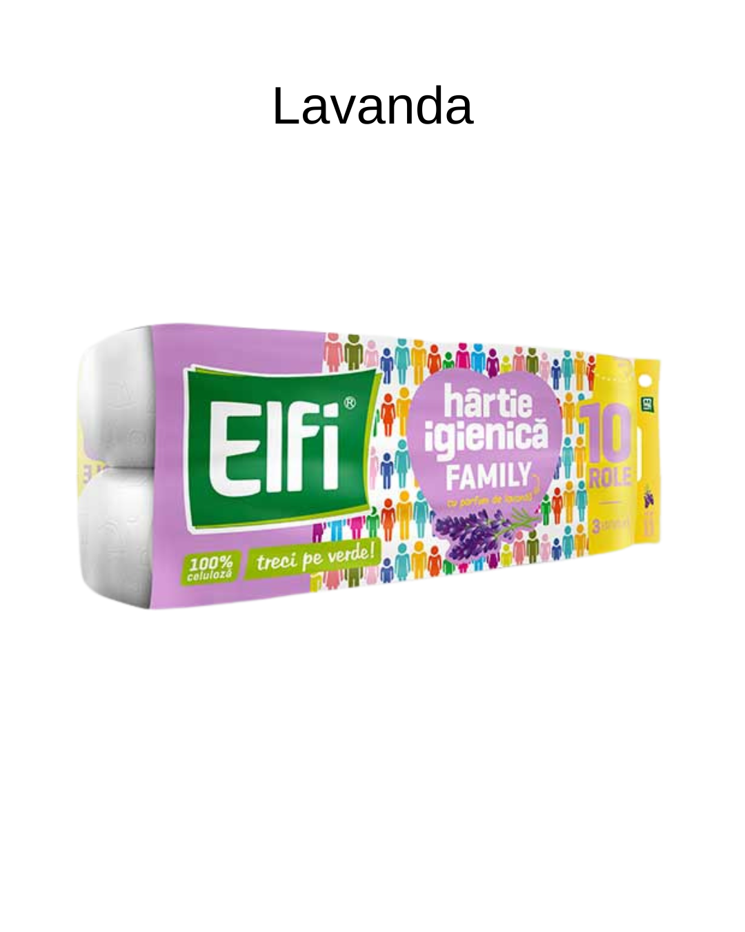 Elfi Family Hârtie Igienică, 3 Straturi, 10 Role, Diverse arome - imagine 5