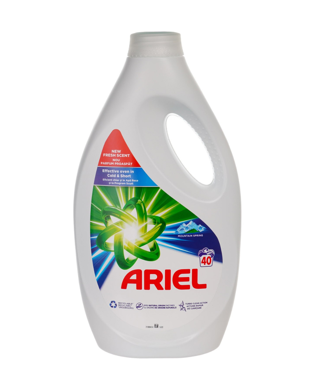 Ariel Detergent Lichid de Rufe – 2 L / 40 spălări, regular & color - imagine 2