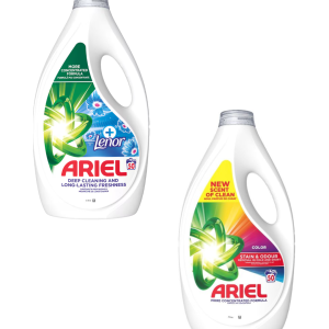 Ariel Detergent Lichid de Rufe – 2,25 L / 50 spălări, fresh air & color