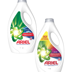 Ariel Detergent Lichid de Rufe – 2,7 L / 60 spălări, regular & color