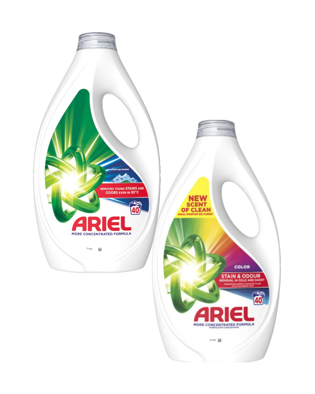 Ariel Detergent Lichid de Rufe – 1,8 L / 40 spălări, regular & color