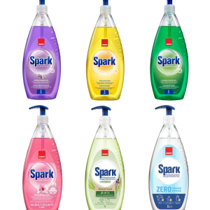 Sano Spark Detergent Lichid pentru Vase, 1 L, Diverse sortimente