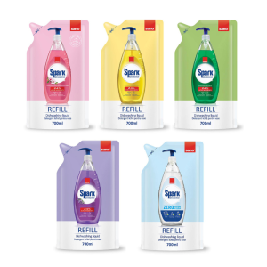 Sano Spark Rezervă Detergent Lichid pentru Vase, 700 ml, Diverse sortimente