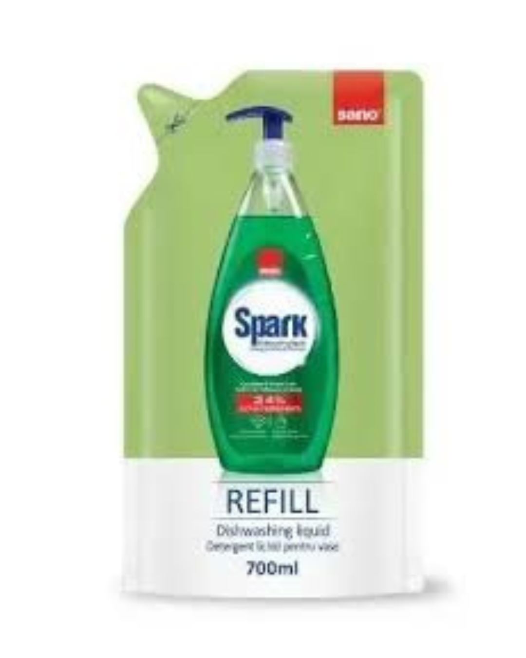 Sano Spark Rezervă Detergent Lichid pentru Vase, 700 ml, Diverse sortimente - imagine 4