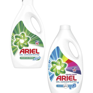 Ariel Detergent Lichid de Rufe – 2,2 L / 40 spălări, regular & color