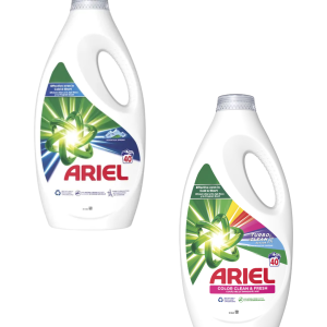 Ariel Detergent Lichid de Rufe – 2 L / 40 spălări, regular & color