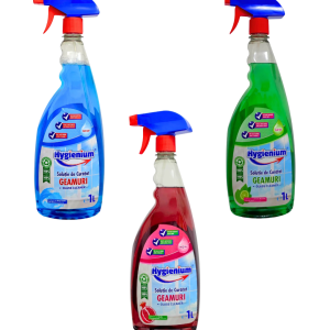 Hygienium Soluție pentru Curățat Geamuri – 1 L, Diverse arome