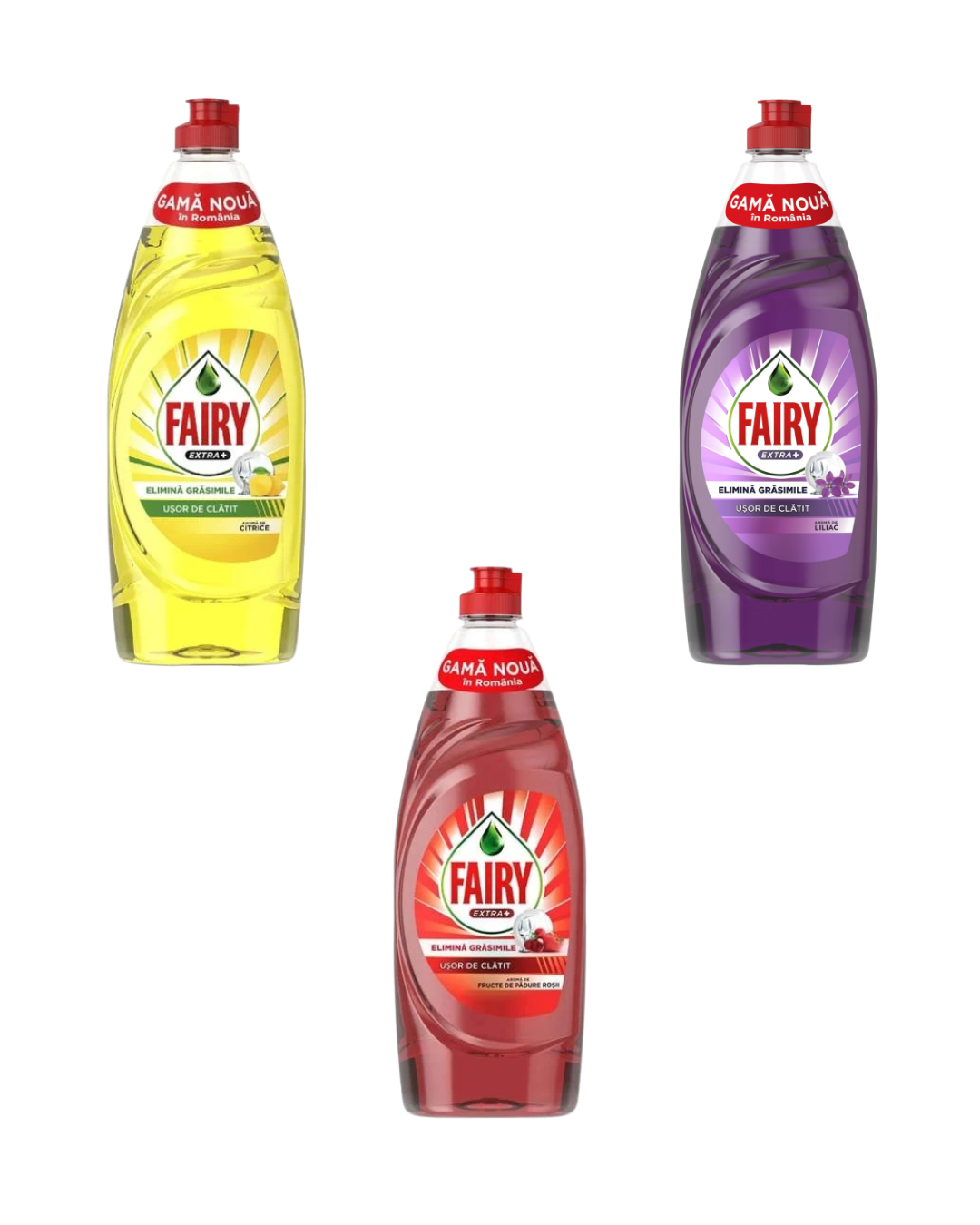 Fairy Extra+ Detergent de Vase – 650 ml, Diverse arome
