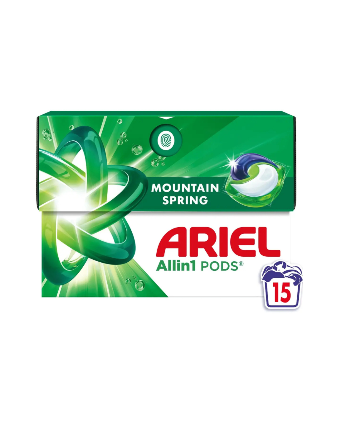 Ariel Detergent Capsule PODS All-in-1 – 15 buc, regular & color - imagine 2