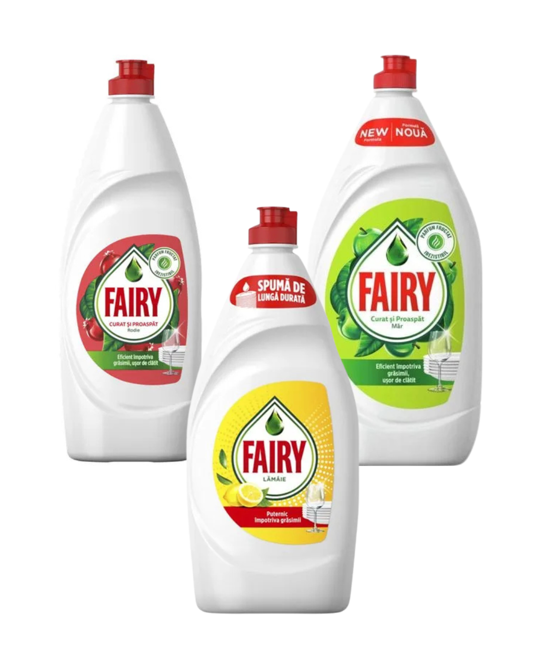 Fairy Detergent de Vase – 750 ml, diverse arome