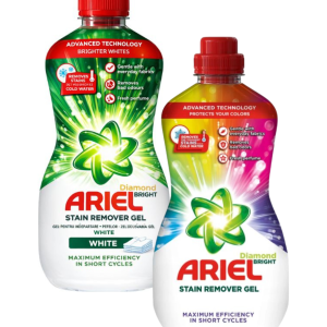 Ariel Soluție Gel pentru Îndepărtarea Petelor – 950 ml, white & color