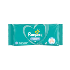 Pampers Fresh Clean Șervețele Umede, 52 Bucăți