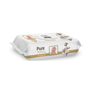 Pure Baby Organic Șervețele Umede, 90 Bucăți
