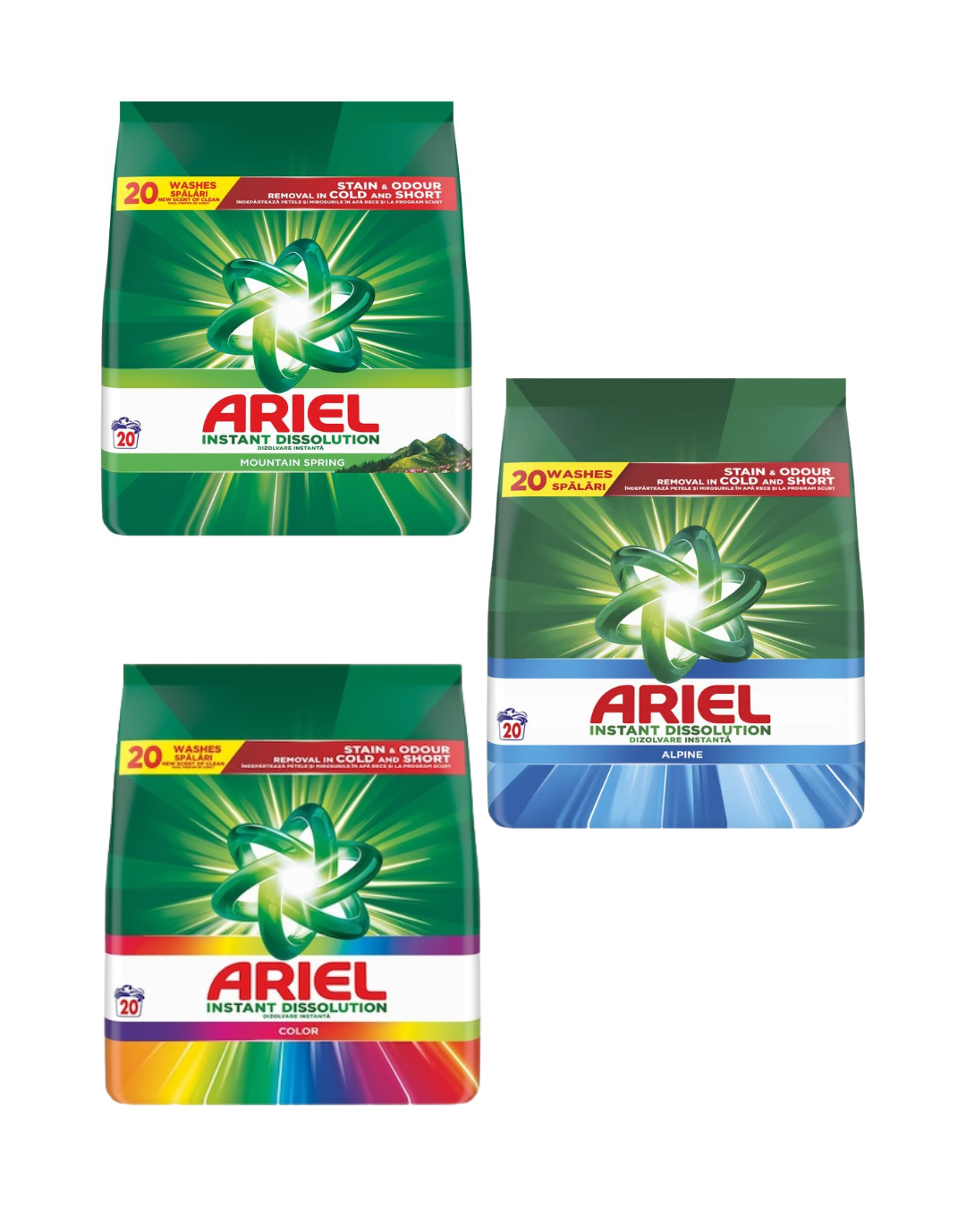 Ariel Detergent Automat – 1,3 kg / 20 spălări