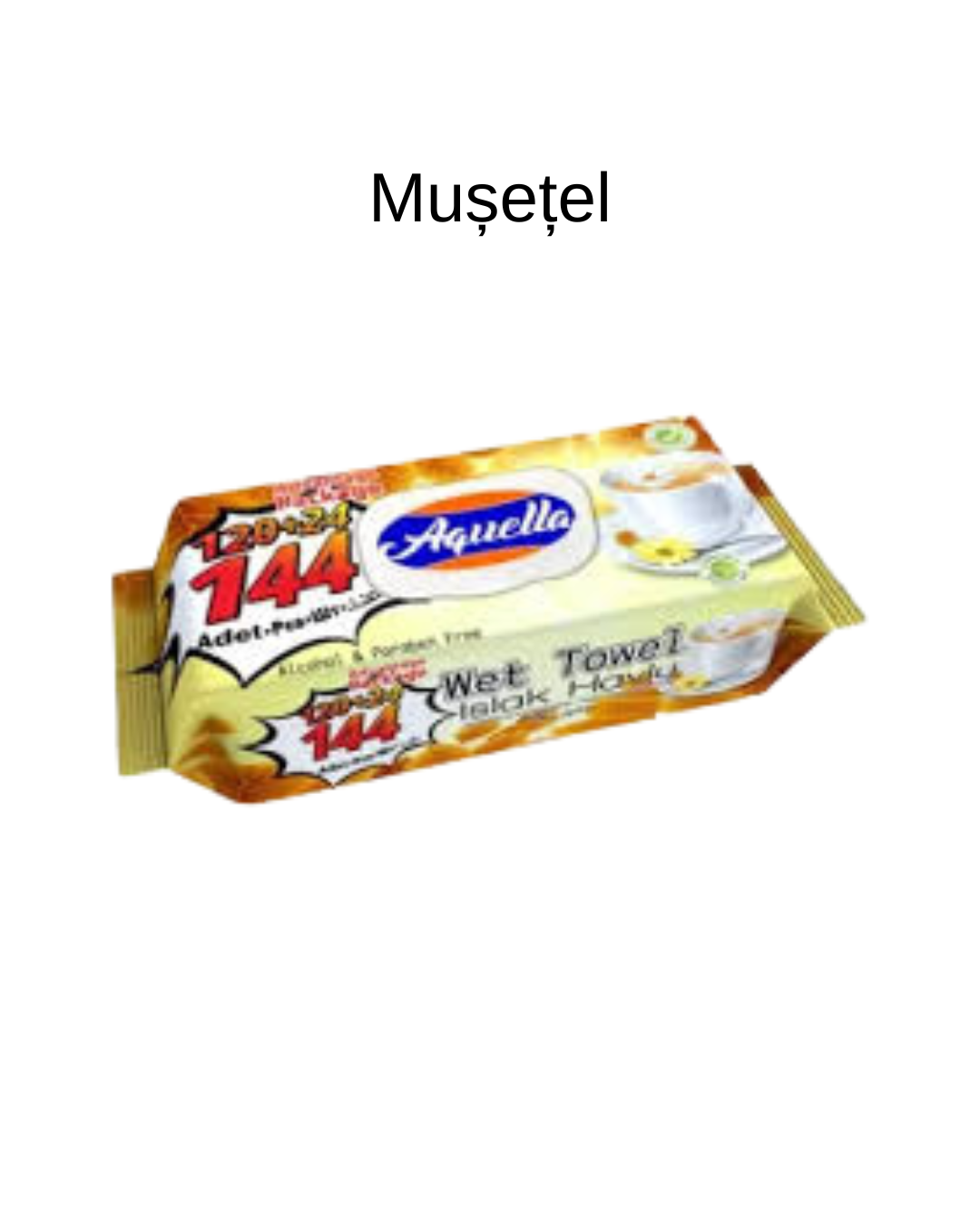 Aquella Șervețele Umede, Diverse Arome, 144 Bucăți - imagine 3