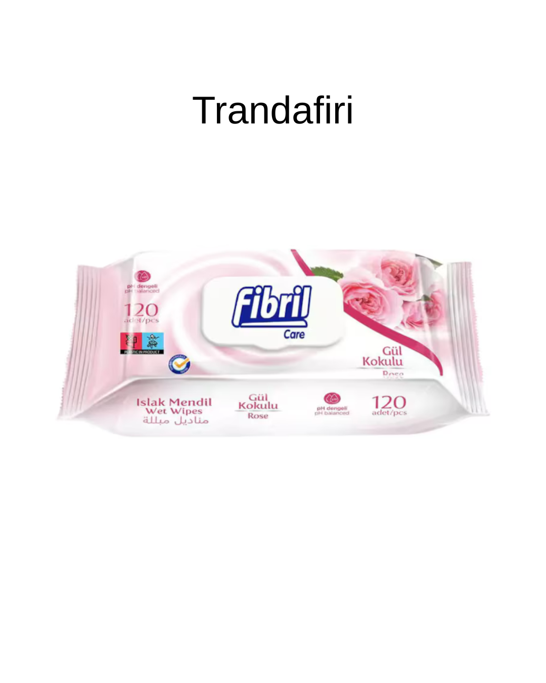 Fibril Care Șervețele Umede, Diverse Arome, 120 Bucăți - imagine 2