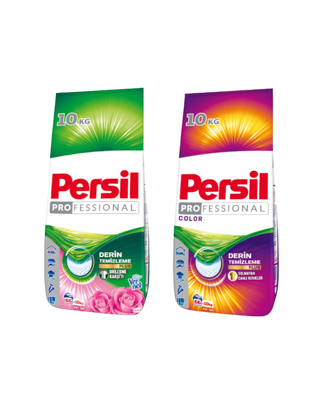 Persil Detergent Automat Professional – 10 kg / 66 spălări, 2 sortimente