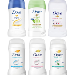 Dove Stick Women 48H – 50 ml, diverse arome
