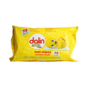 Dalin Șervețele Umede, 72 Bucăți, Soft & Clean
