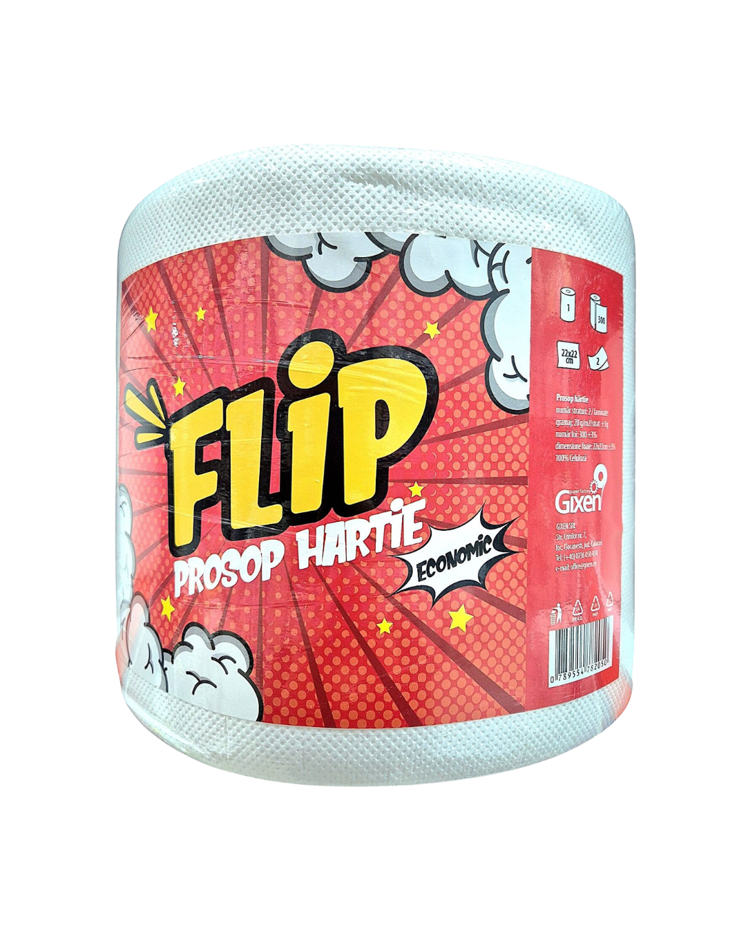 Flip Prosop de Hârtie, 2 Straturi, 300 Foi