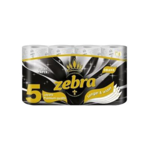 Zebra Hârtie Igienică, 5 Straturi, 8 Role, 16m