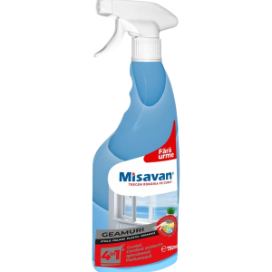 Misavan Soluție pentru Curățarea Geamurilor 4 în 1 – 750 ml