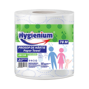 Hygienium Decor Prosop de Hârtie, 2 Straturi, 78 m