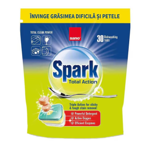 Sano Spark Detergent pt Mașina de Spălat Vase, 30 Tablete