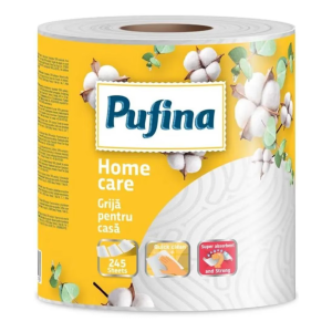 Pufina Home Care Prosop de Hârtie, 2 Straturi, 245 Foi