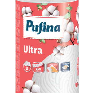 Pufina Ultra Prosop de Hârtie, 3 Straturi, 160 Foi