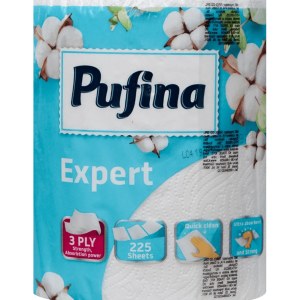 Pufina Expert Prosop de Hârtie, 3 Straturi, 225 Foi