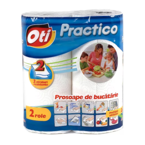 OTI Practico Prosop de Hârtie, 2 Straturi, 2 Role