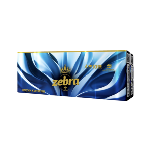 Zebra Batiste Nazale, 4 Straturi, 10/Set