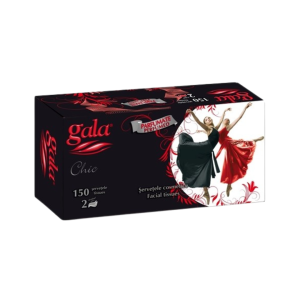 Gala Șervețele Faciale Cutie, 2 Straturi, 150 Bucăți