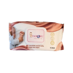 Tandru Premium Șervețele Umede Baby, 72 Bucăți