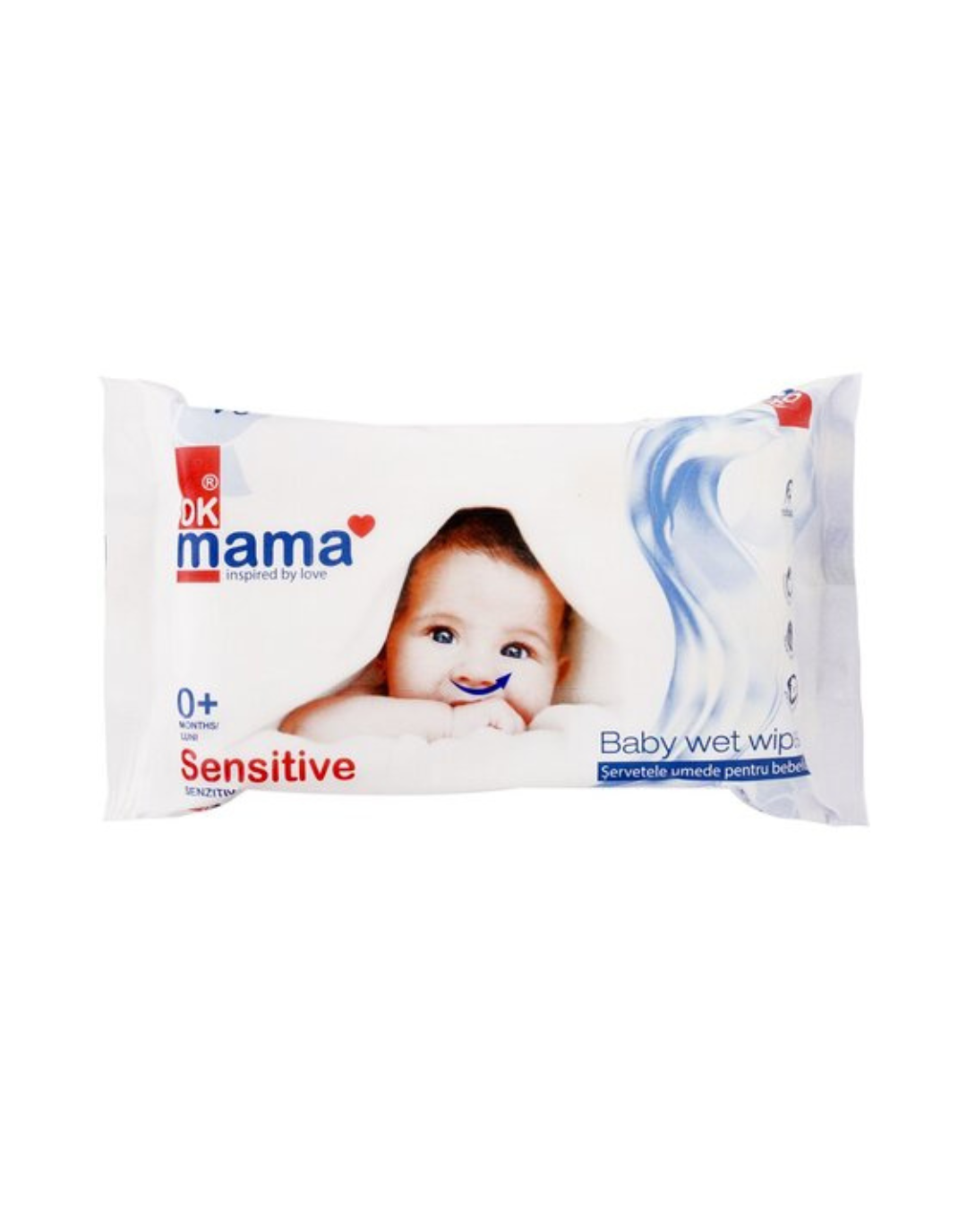 Ok Mama Sensitive Bebe Șervețele Umede, 64 Bucăți