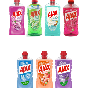 Ajax Soluție pentru Pardoseli și Suprafețe Lavabile, 1 L – diverse sortimente