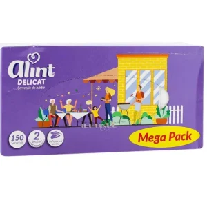 Alint Șervețele Faciale Cutie, 2 Straturi, 150 Bucăți