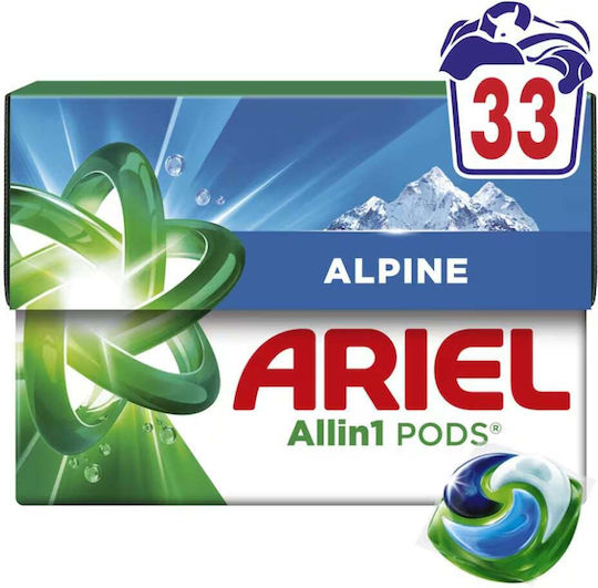Ariel All-in-1 Pods Alpine – 33 capsule
