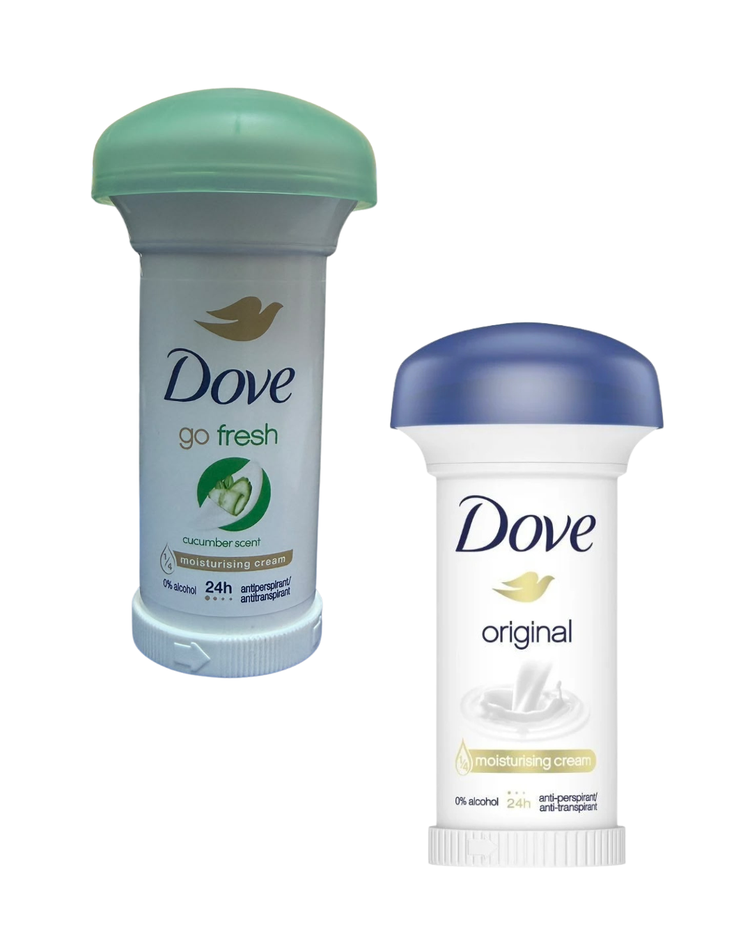 Dove Stick ciuperca Women 24H - 50 ml, original & castravete