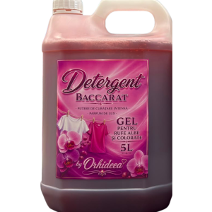 Orhideea Detergent Baccarat, 5 L – Parfum de Lux, Rufe Albe și Colorate