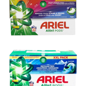 Ariel Detergent Capsule All-in-1 PODS – 33 capsule – Color & Alpine